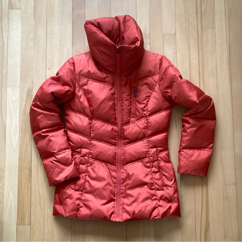 Warm down puffer coat